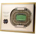 Notre Dame Fighting Irish 17'' x 13'' 5-Layer StadiumViews 3D Wall Art