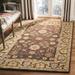 Brown/Yellow 108 x 0.63 in Area Rug - Charlton Home® Tingley Oriental Handmade Tufted Wool Brown/Gold Area Rug Wool | 108 W x 0.63 D in | Wayfair