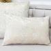 House of Hampton® Towne Rectangular Chenille Pillow Cover & Insert Polyester/Polyfill/Chenille in White | 14 H x 20 W x 5 D in | Wayfair