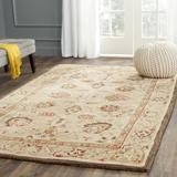 White 72 x 0.31 in Area Rug - Charlton Home® Tingley Oriental Handmade Tufted Wool Ivory/Beige Area Rug Wool | 72 W x 0.31 D in | Wayfair