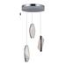 Orren Ellis Mickens 3-Light LED Cluster Geometric Pendant, Crystal in Gray/White | 9 H x 11 W x 11 D in | Wayfair 693A48D48E2E43CA8F5CB7F83EED7DB9