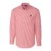 Men's Cutter & Buck Red Arizona Diamondbacks Big Tall Stretch Gingham Long Sleeve Button-Down Shirt