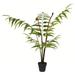 Vickerman 605684 - 3' Potted Leather Fern 78 Leaves (TB191130) Generic Home Office Tree