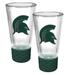 Michigan State Spartans 2-Pack 4oz. Cheer Shot Set with Silicone Grip