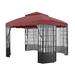 Garden Winds Replacement Canopy Metal in Red | 40 H x 109 W x 84.5 D in | Wayfair LCM438NREV-RS