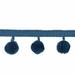 Eastern Accents Emory Ball Trim Fabric in Blue | 1.5 W in | Wayfair PTT076