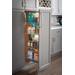 Hardware Resources Wire Pull out Pantry Steel in Gray | 63 H x 9.88 W x 19.34 D in | Wayfair CPPO1263SC