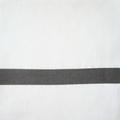 Home Treasures Linens Fino Linen Tablecloth Linen in Gray/White | 72 D in | Wayfair EMFIN90SQTABWHGD
