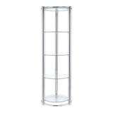 Orren Ellis Magallon Corner Curio Cabinet Glass | 67 H x 21 W x 21 D in | Wayfair DDDCD7B9349D48B69324732F7FF1C83A