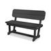 POLYWOOD® Park 3 Piece Outdoor Dining Set Plastic in Black | 29 H x 72 W x 36 D in | Wayfair