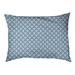 Tucker Murphy Pet™ Campion Geometric Outdoor Dog Pillow Polyester in Blue/Brown | 17 H x 52 W x 17 D in | Wayfair 98C738EB185E4368BFCA98E38B53CF32