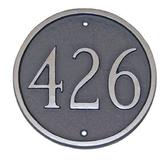 Montague Metal Products Inc. Estate 1-Line Lawn Address Sign, Wood | 18 H x 18 W x 0.32 D in | Wayfair PCS-1E-NS-LS