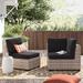 Wade Logan® Babram 10 Piece Outdoor Seat/Back Cushion Set Acrylic in Brown | 6 H in | Wayfair 55B65C1CBAFD4A6DB86C11D353EA1A0C
