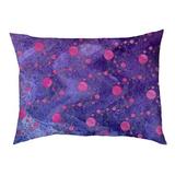 Tucker Murphy Pet™ Byrge Planets Stars Outdoor Dog Pillow Polyester/Fleece in Orange/Black | 14 H in | Wayfair A23679C345C1430EB56B1465A048B58F