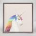 Harriet Bee Brodbeck Unicorn Canvas, Wood in Pink | 6 H x 6 W x 1.25 D in | Wayfair 6D16C82CE505411B9156971CF8332F9B