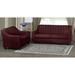 Charlton Home® Conkling 2 Piece Living Room Set Leather Match in Red | 35 H x 75 W x 38 D in | Wayfair Living Room Sets