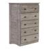 Harriet Bee Bergin 5 Drawer Chest Wood in Gray | 43 H x 30 W x 17 D in | Wayfair DE38F64151FC4883A6A9044AC707AFA2