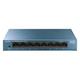 TP-Link TL-LS108G LAN Switch 8 Port Netzwerk Switch (Plug-and-Play Gigabit Switch LAN Splitter, Ethernet Hub lüfterlos, robustes Metallgehäuse)