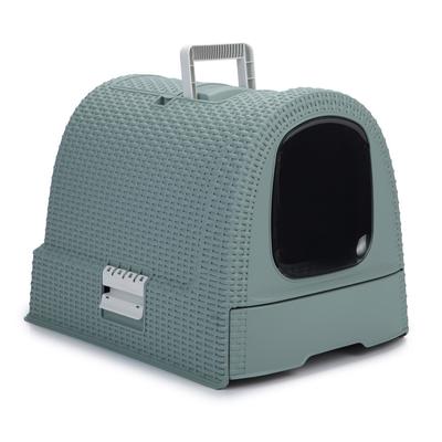 Eco-Friendly Curver Katzentoilette misty blue (blau) Katze