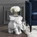 World Menagerie Epperson Elephant Ceramic Garden Stool Ceramic in Gray | 14.25 H x 20.5 W x 10 D in | Wayfair 88F1AB1A401747DA876D828316AE955A