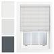 FURNISHED Window Venetian Blinds Faux Wood Venetian Blind 50mm Made to Measure, Grey Up To 75cm x 150cm