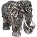 World Menagerie Sommers Auspicious Elephant Figurine Resin in Gray | 13.25 H x 8.75 W x 20 D in | Wayfair STA-ELEPH3