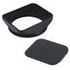 Haoge LH-B67T 67mm Square Rectangular Metal Screw-in Lens Hood with Cap for 67mm Canon Nikon Sony Leica Carl Zeiss Voigtlander Nikkor Panasonic Fujifilm Olympus Lens and Other 67mm Filter Thread Lens