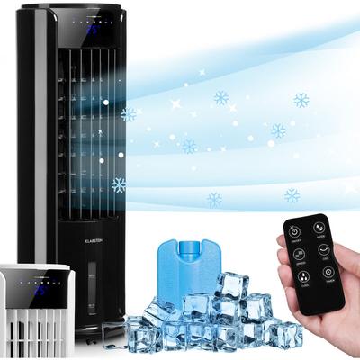Klarstein - Rafraîchisseur d'Air Mobile, Refroidisseur d'Air par Evaporation 4-en-1, Mode Nuit Image
