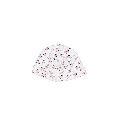 Beanie Hat: White Floral Accesso...
