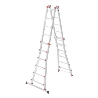 Hailo Teleskopleiter »M80« 4x6 Sprossen silber