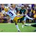 Odell Beckham Jr LSU Tigers Unsigned Horizontal Falling Catch Photograph