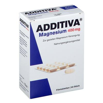 Additiva Magnesium 400 mg Filmtabletten 60 St Image