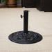 Alcott Hill® Willesden Cast Iron Free Standing Umbrella Base Cast Iron in Black | 12.5 H x 16 W x 16 D in | Wayfair