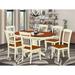 August Grove® La Mott 6 - Person Solid Wood Dining Set Wood in White | 30 H in | Wayfair 95694373954A4049918630528F8904F6