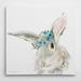 Harriet Bee 'Glamour Girls Rabbit' Canvas Art Canvas | 24 H x 24 W x 1.5 D in | Wayfair HRBE1482 44375077
