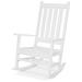 Trex Outdoor Cape Cod Porch Rocking Chair in Gray/White/Indigo | 45.88 H x 20.75 W x 34 D in | Wayfair TXR140CW