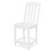 Trex Outdoor Yacht Club Counter Side Chair Plastic in White | 45.56 H x 19.25 W x 26.25 D in | Wayfair TXD131CW