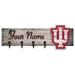 Indiana Hoosiers 24" x 6" Personalized Mounted Coat Hanger