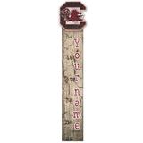 South Carolina Gamecocks 6" x 36" Personalized Growth Chart Sign