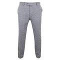 Mens Grey Charcoal Tweed Trousers Herringbone Wool Vintage Retro Blinders- Grey 38