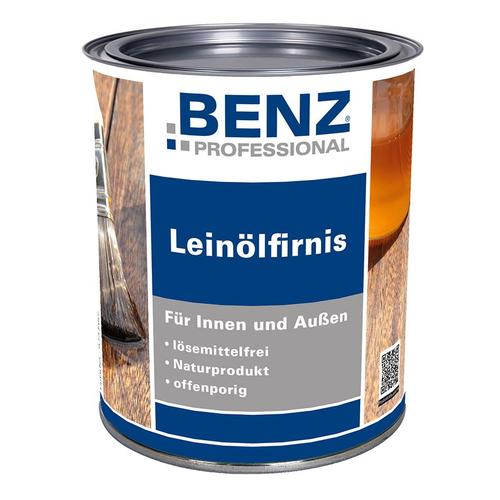 BENZ PROFESSIONAL Leinölfirnis farblos Holzschutzmittel, 2,5 L