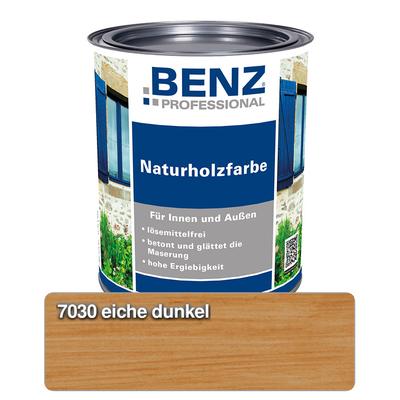 BENZ PROFESSIONAL Naturholzfarbe Holzschutzmittel, 2,5 l, Eiche Dunkel Image