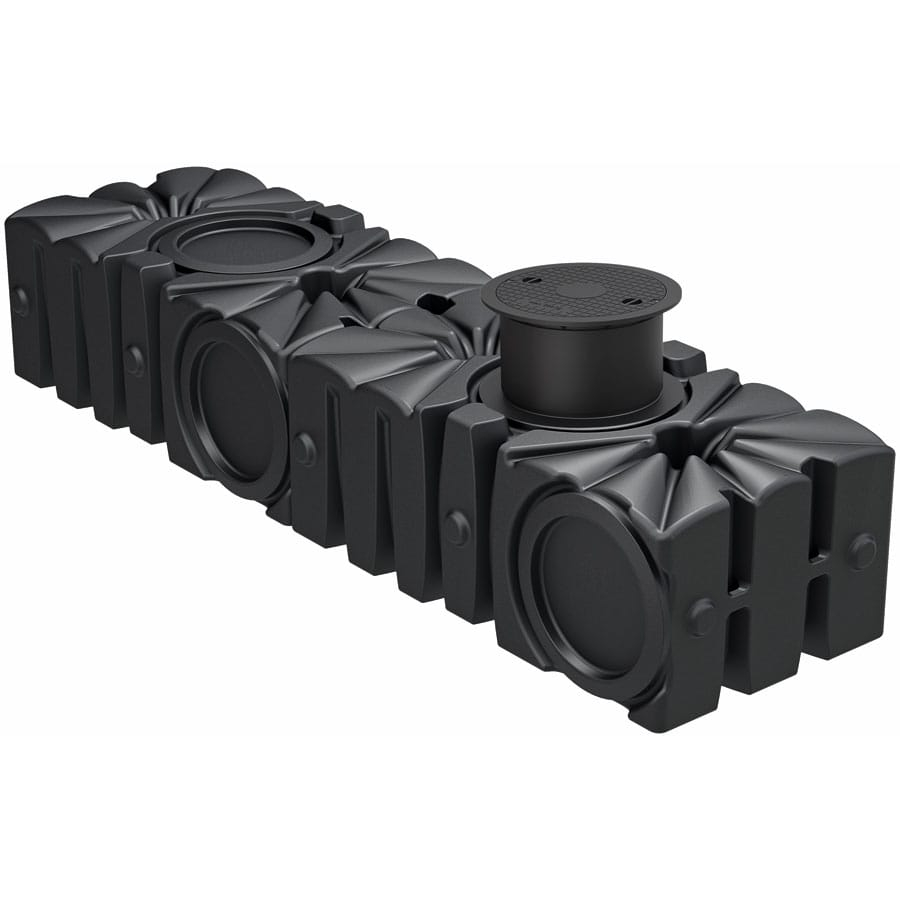 ACO Rain4me Flachtank Garten Basic Regenwassertank, 446x124x85 cm, 4000 L,liegend Image