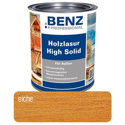 BENZ PROFESSIONAL Holzlasur High Solid Holzschutz, 0,75 l, Eiche Image