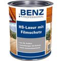 BENZ PROFESSIONAL HS-Lasur mit Filmschutz Holzschutzmittel, 2,5 L, Ebenholz
