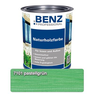 BENZ PROFESSIONAL Naturholzfarbe Holzschutzmittel, 2,5 l, Pastellgrün Image