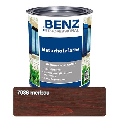 BENZ PROFESSIONAL Naturholzfarbe Holzschutzmittel, 2,5 l, Merbau Image