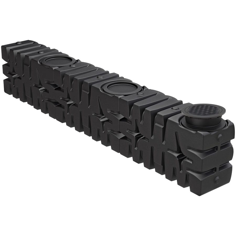 ACO Rain4me Flachtank Garten Basic Regenwassertank, 669x85x124 cm, 6000 L,stehend Image