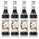 Monin Chai Tea Coffee & Cocktail Syrup Glass Bottle 700ml (4 Bottles, No Pump)