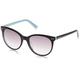 Calvin Klein Women's CK18509S 5518 (004) Black/Light Blue Sunglasses